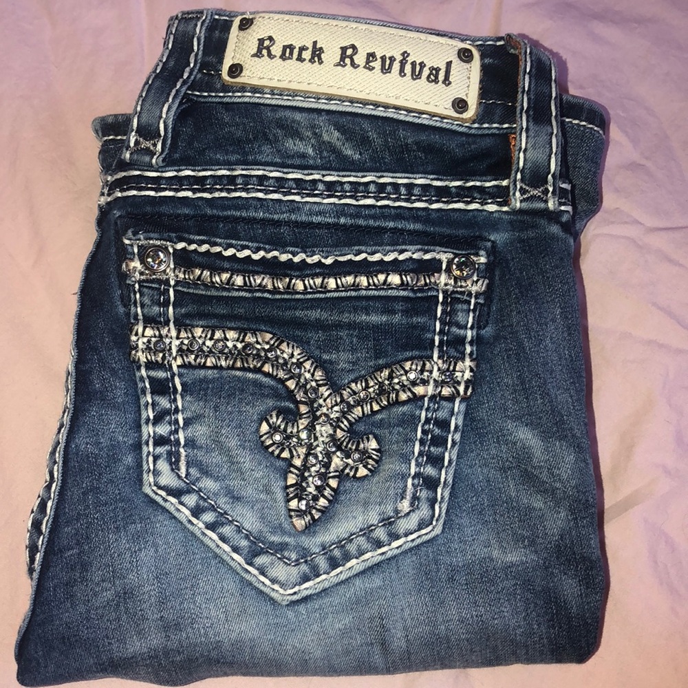 Rock Revival Nancy Mid-rise Bootcut Women Size 25